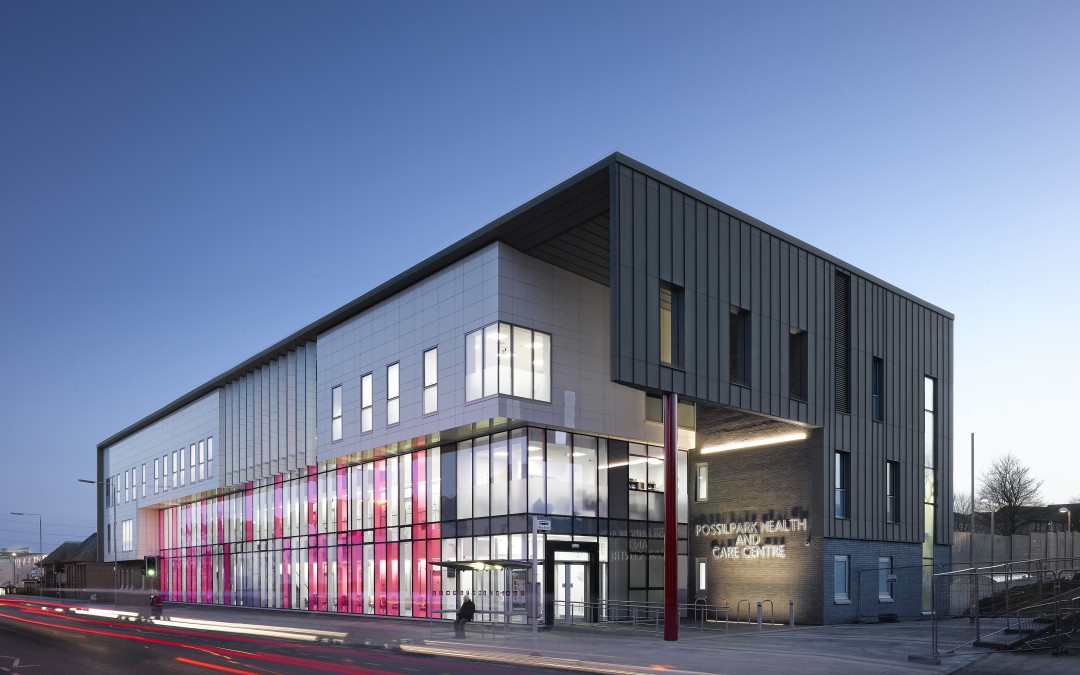 Building: New Possilpark Health Centre, Glasgow, Architect: Aedas